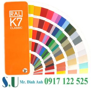 Quạt màu RAL K7 – hãng RAL